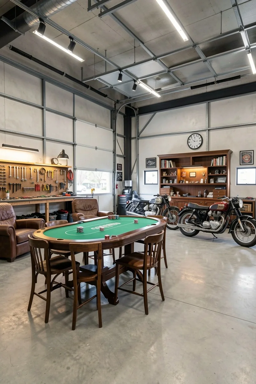 Intérieur du club house Malone Loria à Lyon