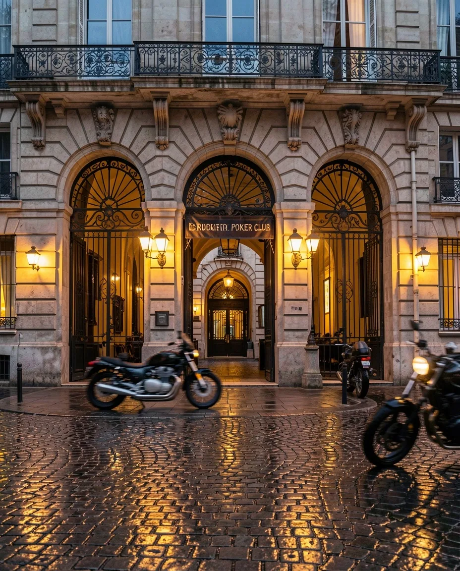 Entrée du club house Malone Loria rue de la République à Lyon