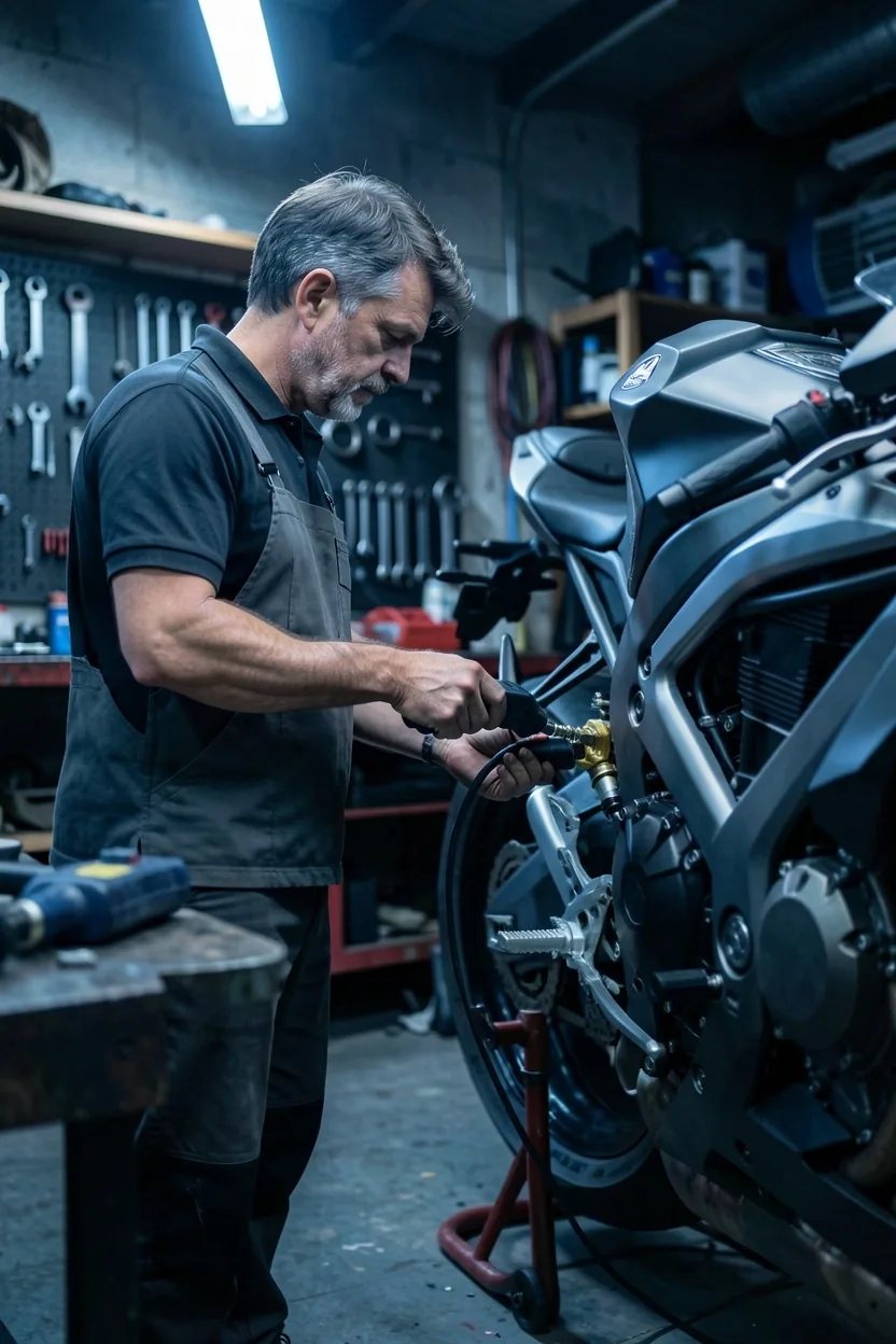 Diagnostic électronique moto à Lyon