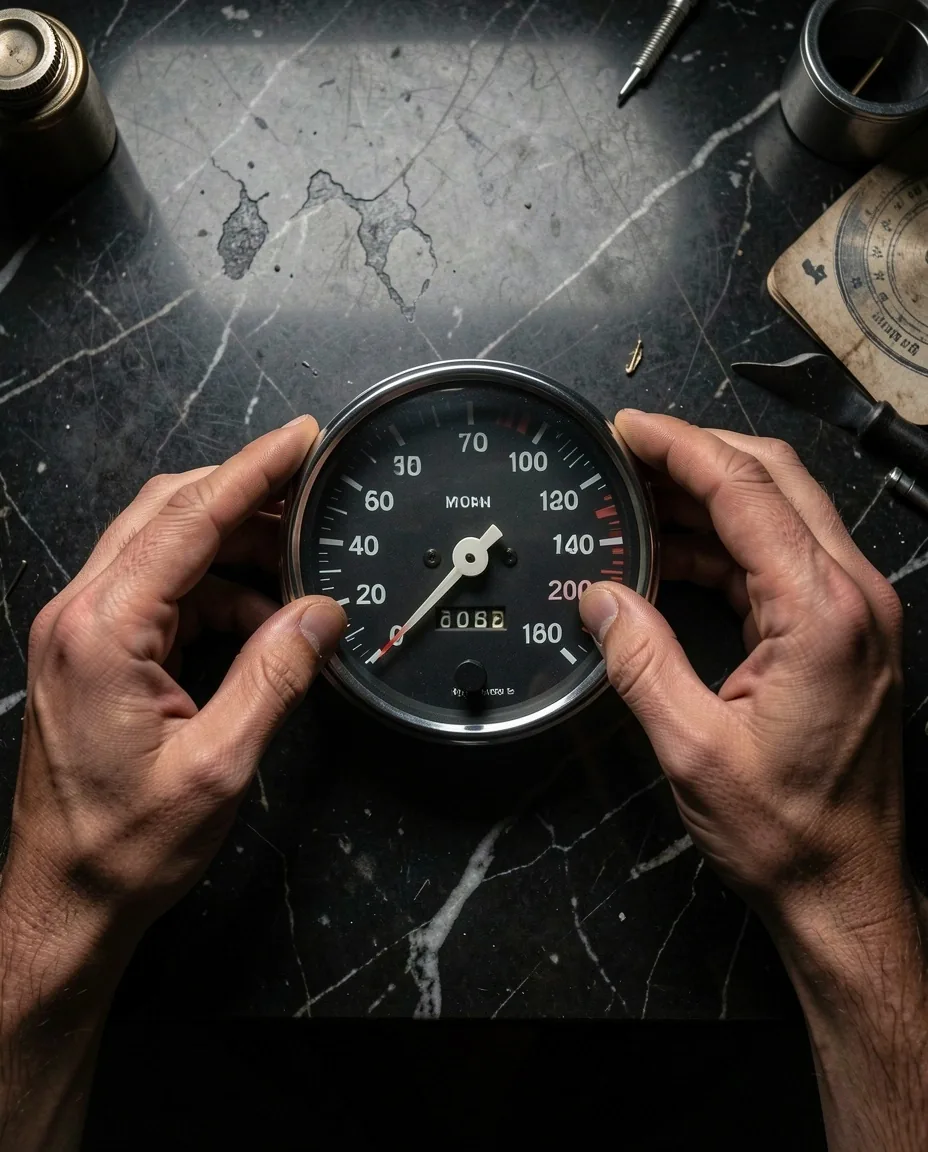 Poste de réglage et instrumentation moto